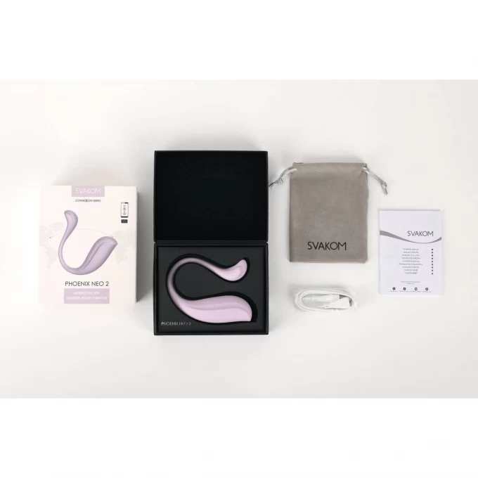 интерактивный вибромассажер phoenix neo 2 pastel lilac  в Москве