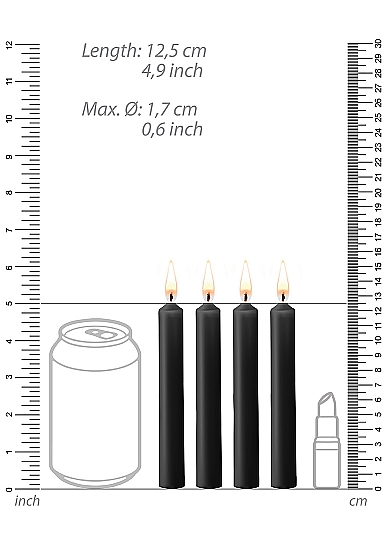 набор восковых bdsm-свечей teasing wax candles в Москве