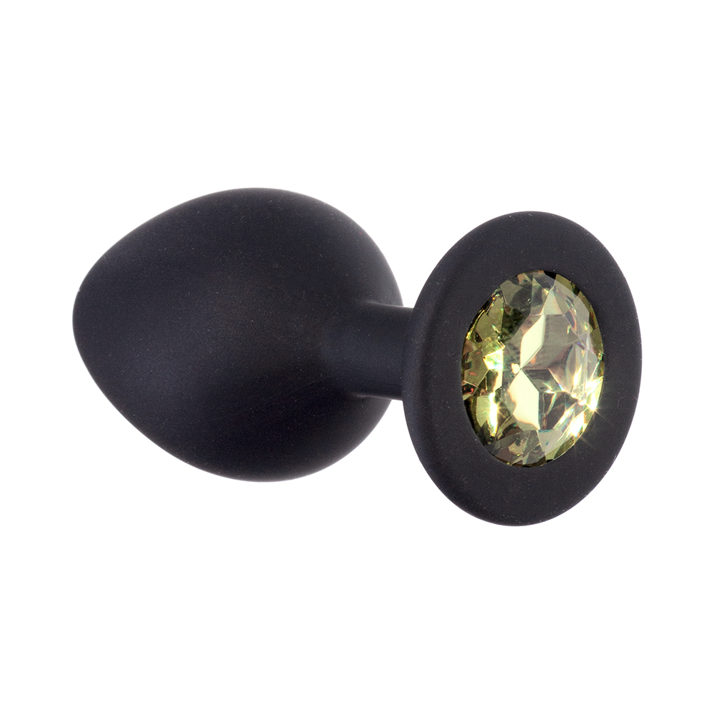 анальная пробка emotions cutie medium black  golden crystal 4012-07lola в Москве
