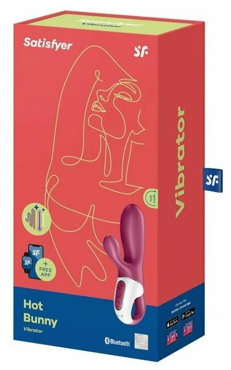 вибромасажер satisfyer hot bunny pink, розовый в Москве
