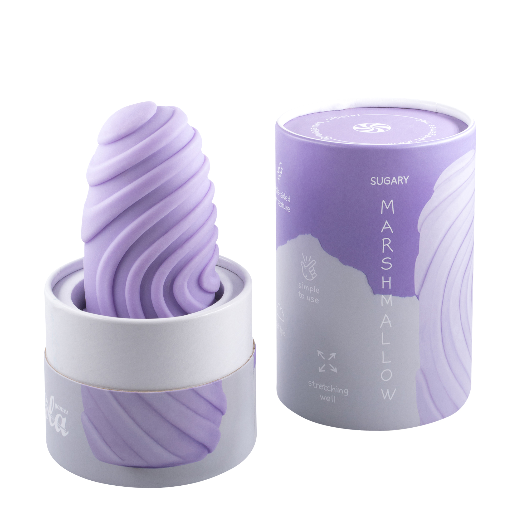 мастурбатор marshmallow maxi sugary purple 8071-03lola в Москве