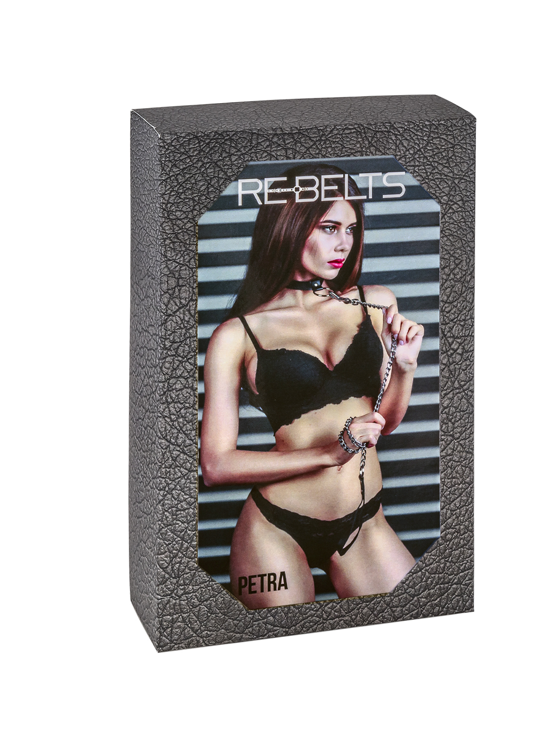 ошейник черный с цепью petra black 7730rebelts в Москве