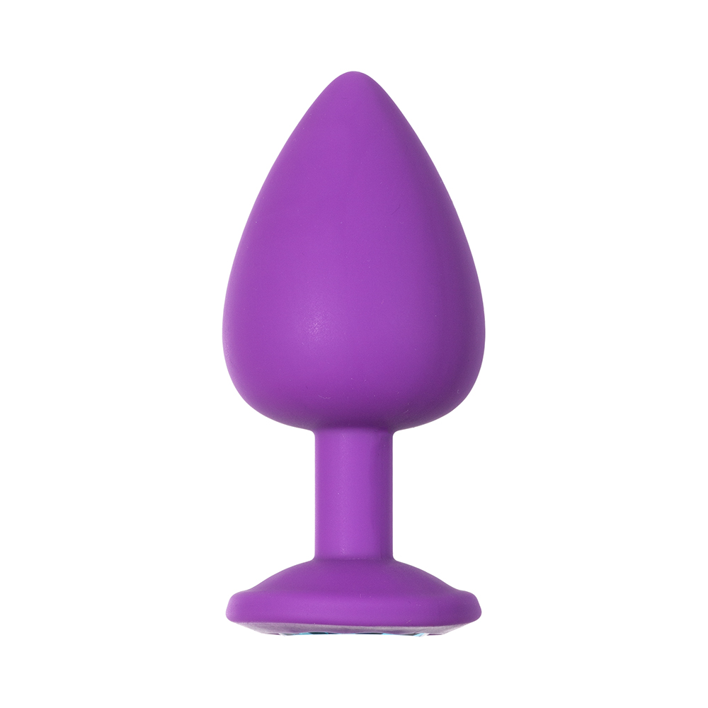 анальная пробка emotions cutie large purple light blue crystall 4013-05lola в Москве