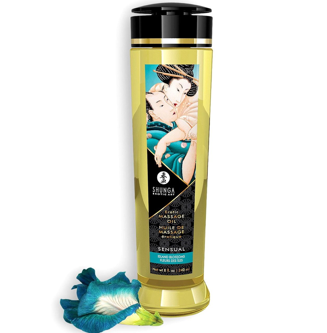 массажное масло для тела shunga island blossoms, 240 мл в Москве