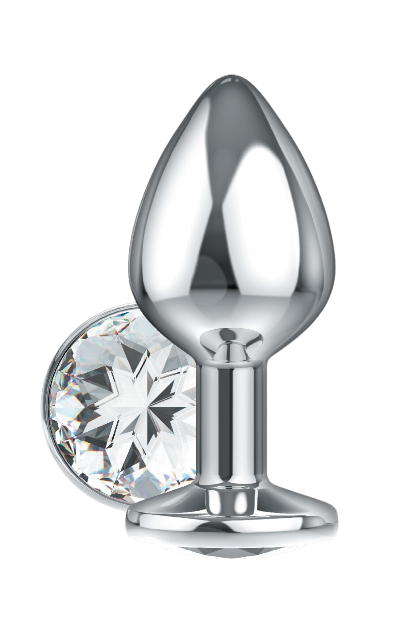 большая анальная пробка diamond clear sparkle xl 4028-02lola в Москве