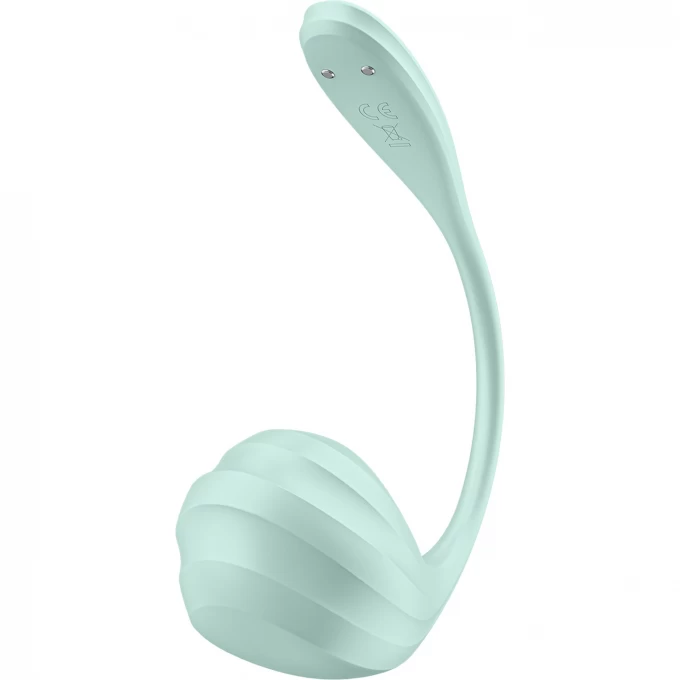 виброяйцо satisfyer smooth petal connect app, мятное, 6,5 см в Москве