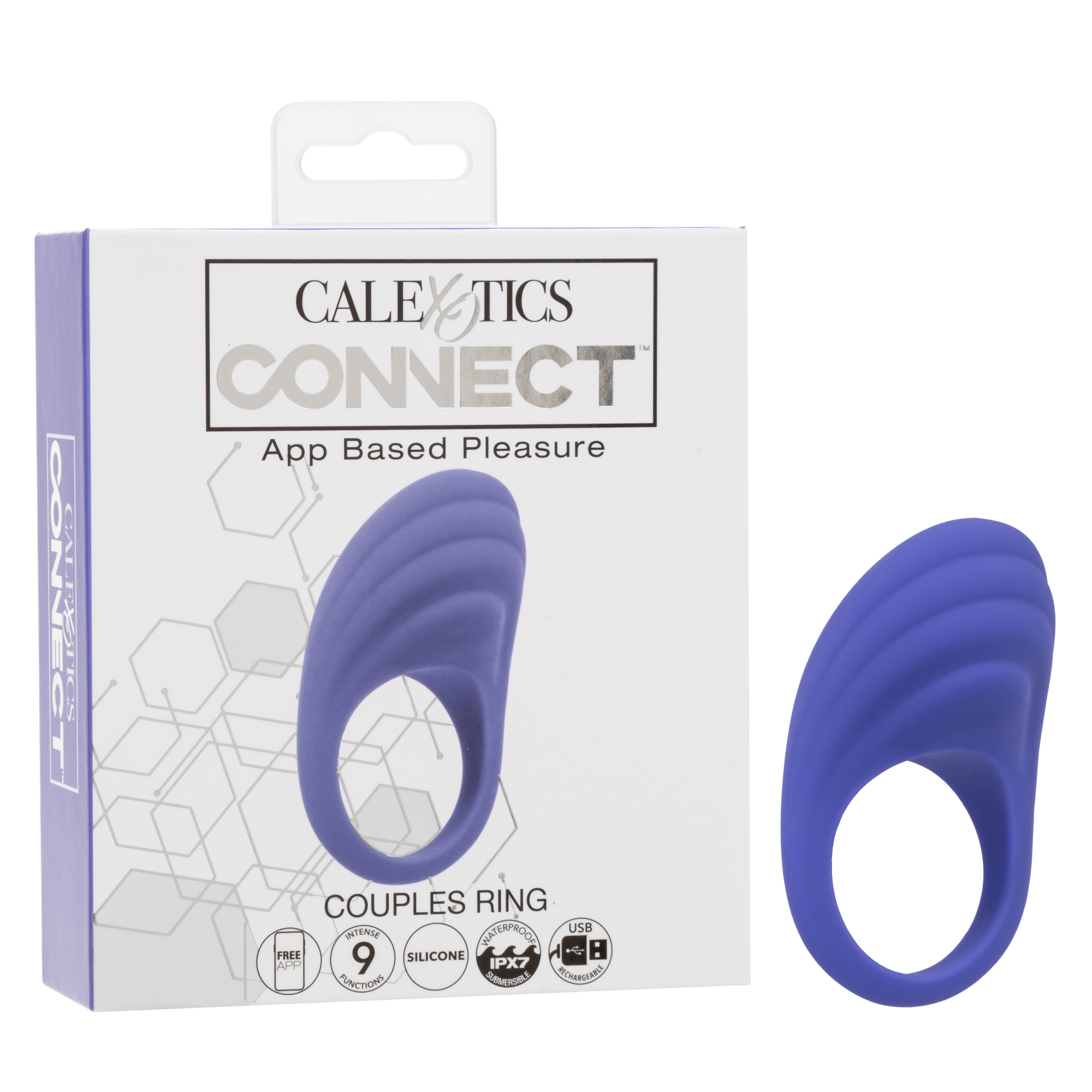 Эрекционное виброкольцо Connect Couples Ring с управлением через приложение