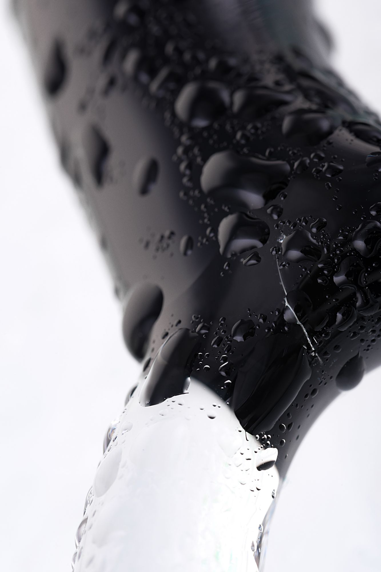 стимулятор простаты sexus glass, стекло, черный, 17 см в Москве