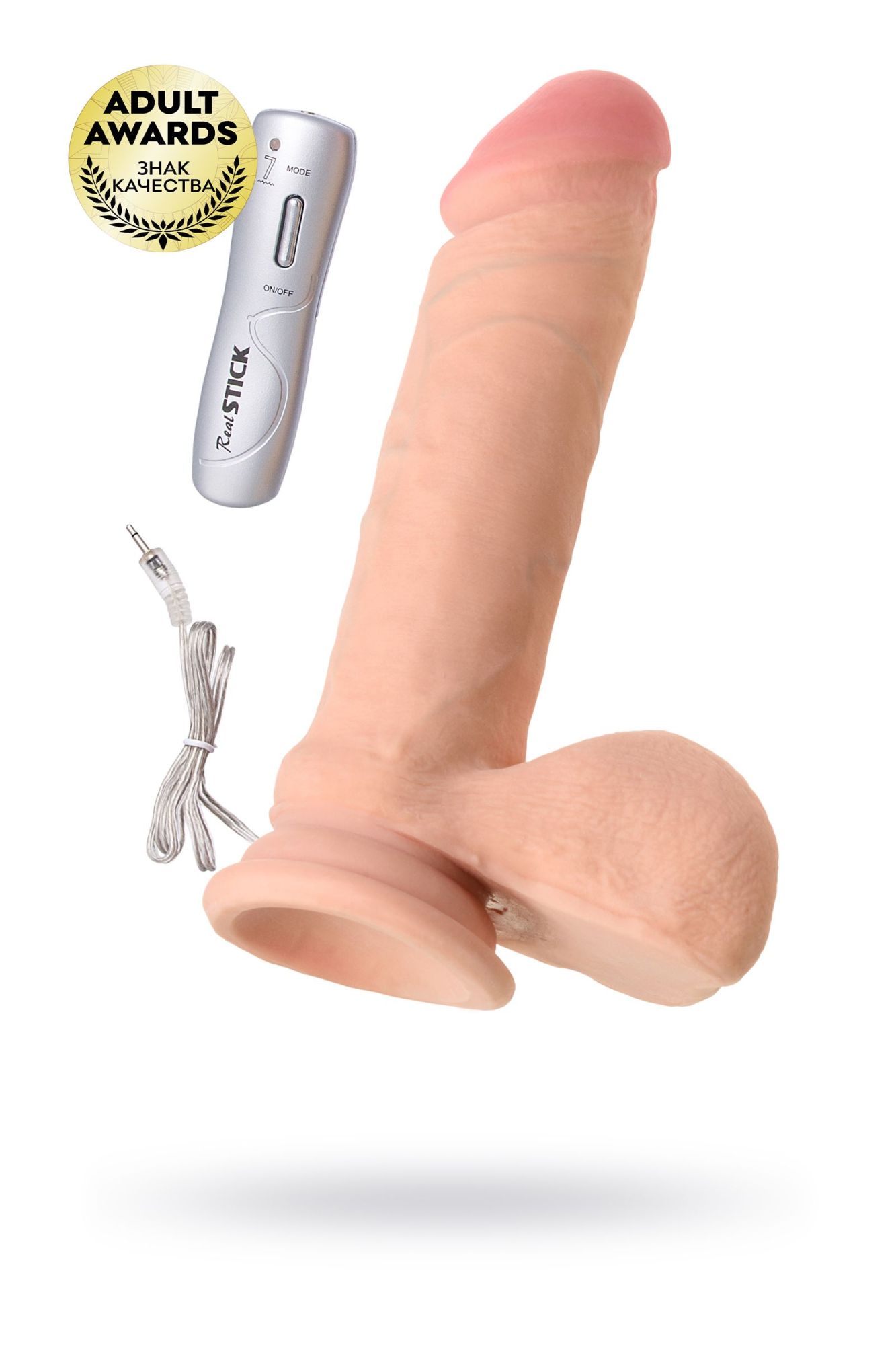 ротатор toyfa realstick elite brandon, softskin, телесный в Москве
