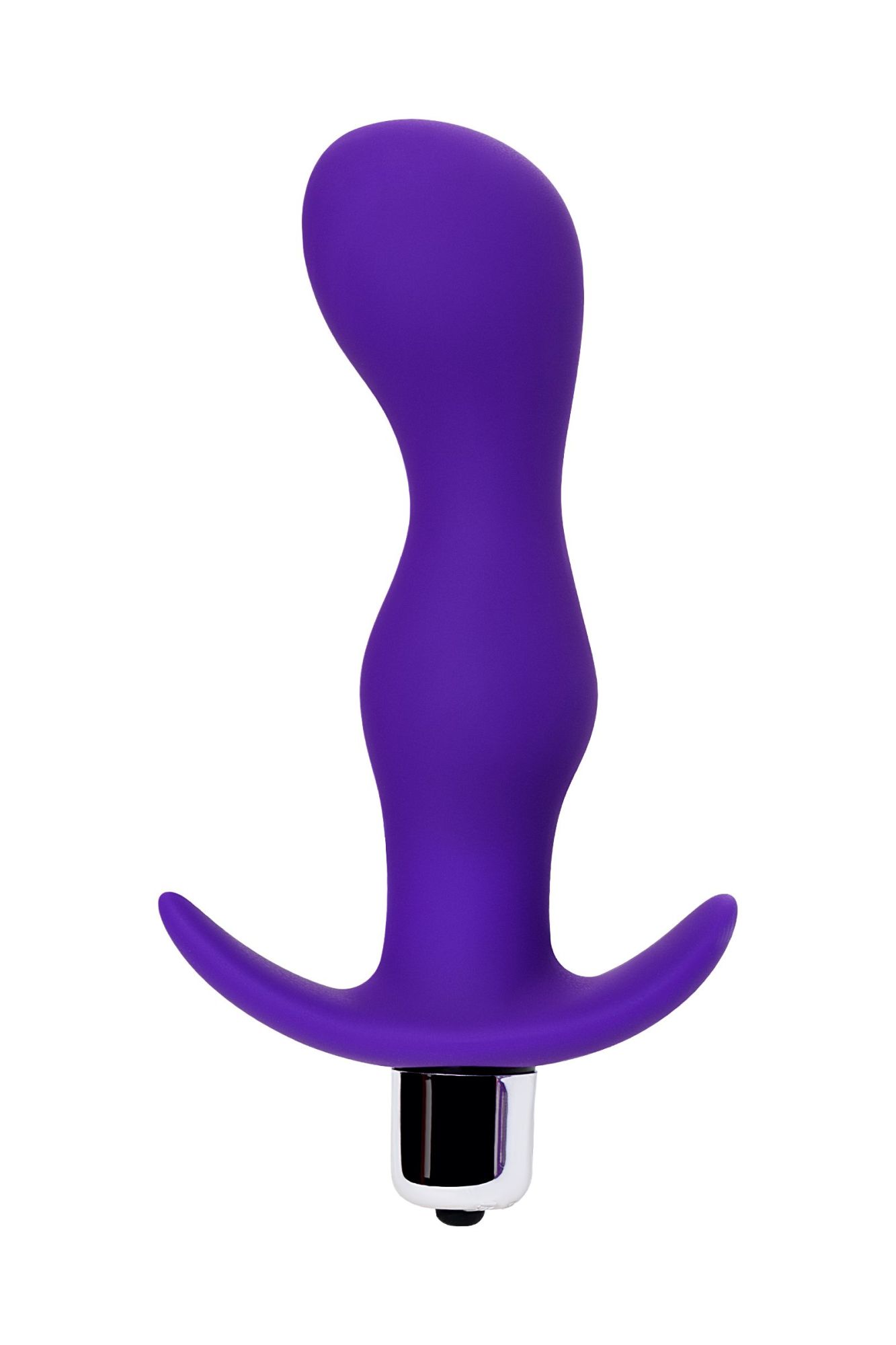 анальная пробка с вибрацией a-toys by toyfa kamet, размер l, силикон, фиолетовая, 14 см в Москве