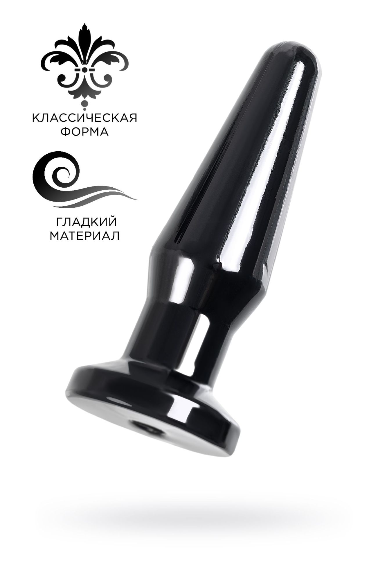 анальная втулка toyfa popo pleasure gemini β, tpe, черная, 12,4 см в Москве