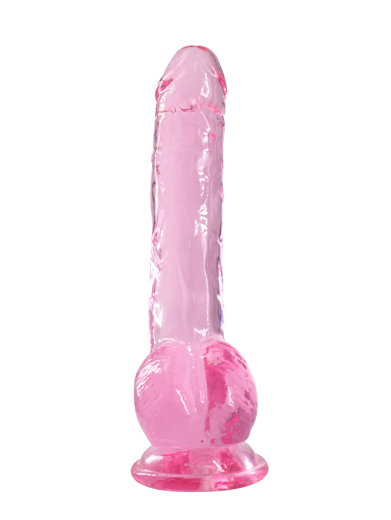 прозрачный дилдо intergalactic luminous pink 7086-01lola в Москве