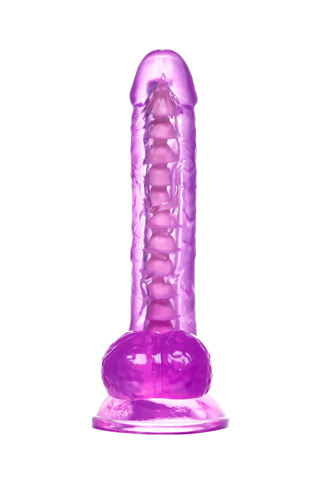 реалистичный фаллоимитатор a-toys by toyfa celiam, tpe, фиолетовый, 20,5 см в Москве