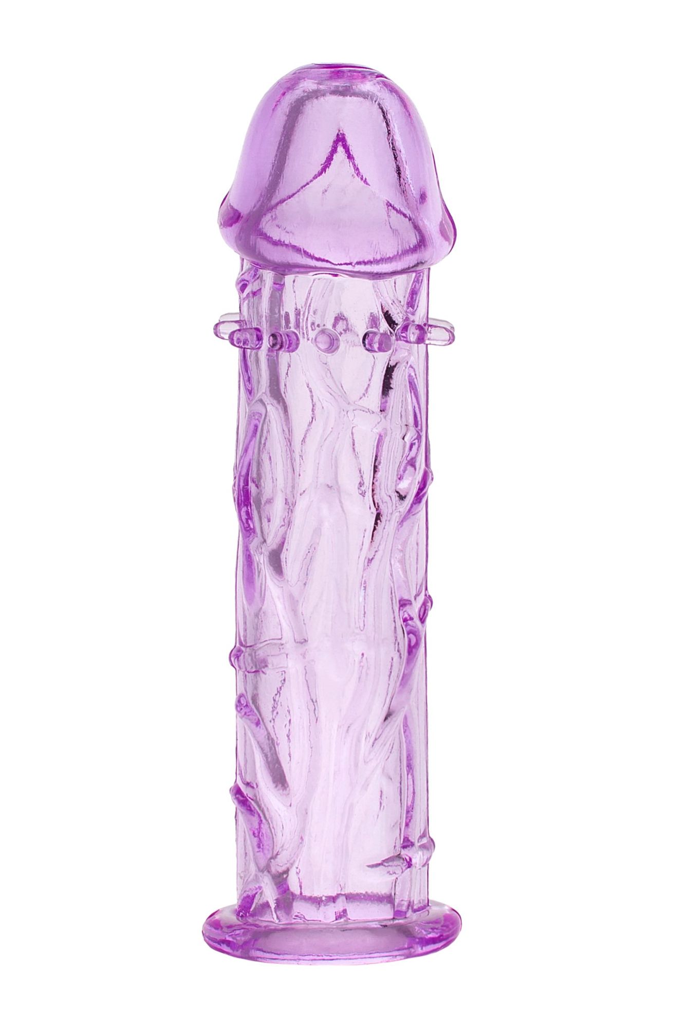 насадка toyfa, tpe, фиолетовый, 12,5 см в Москве