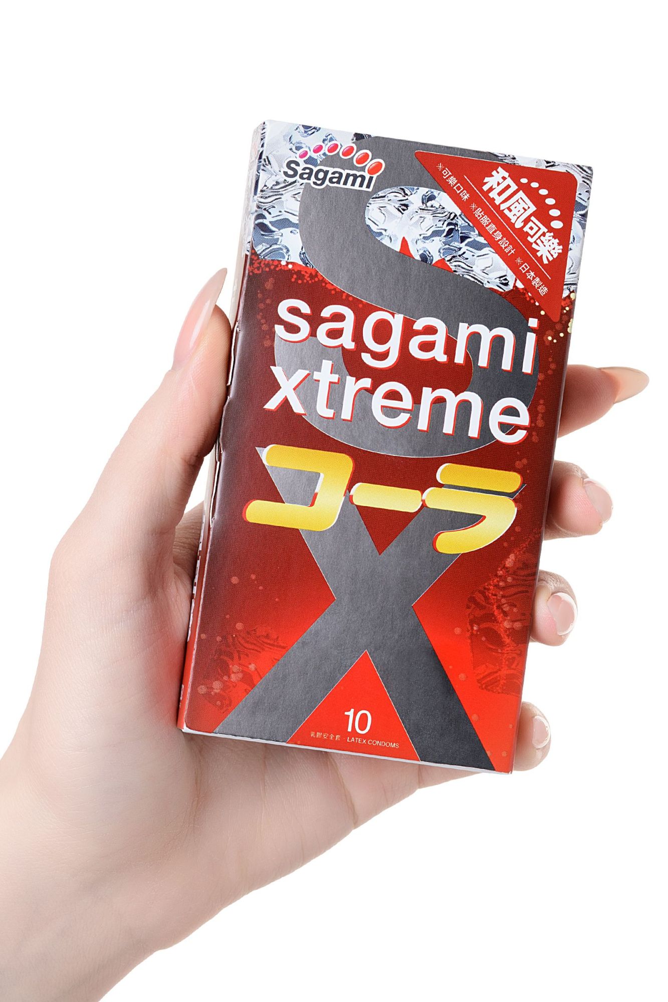 презервативы sagami, xtreme, cola, латекс, 19 см, 5,2 см, 10 шт. в Москве
