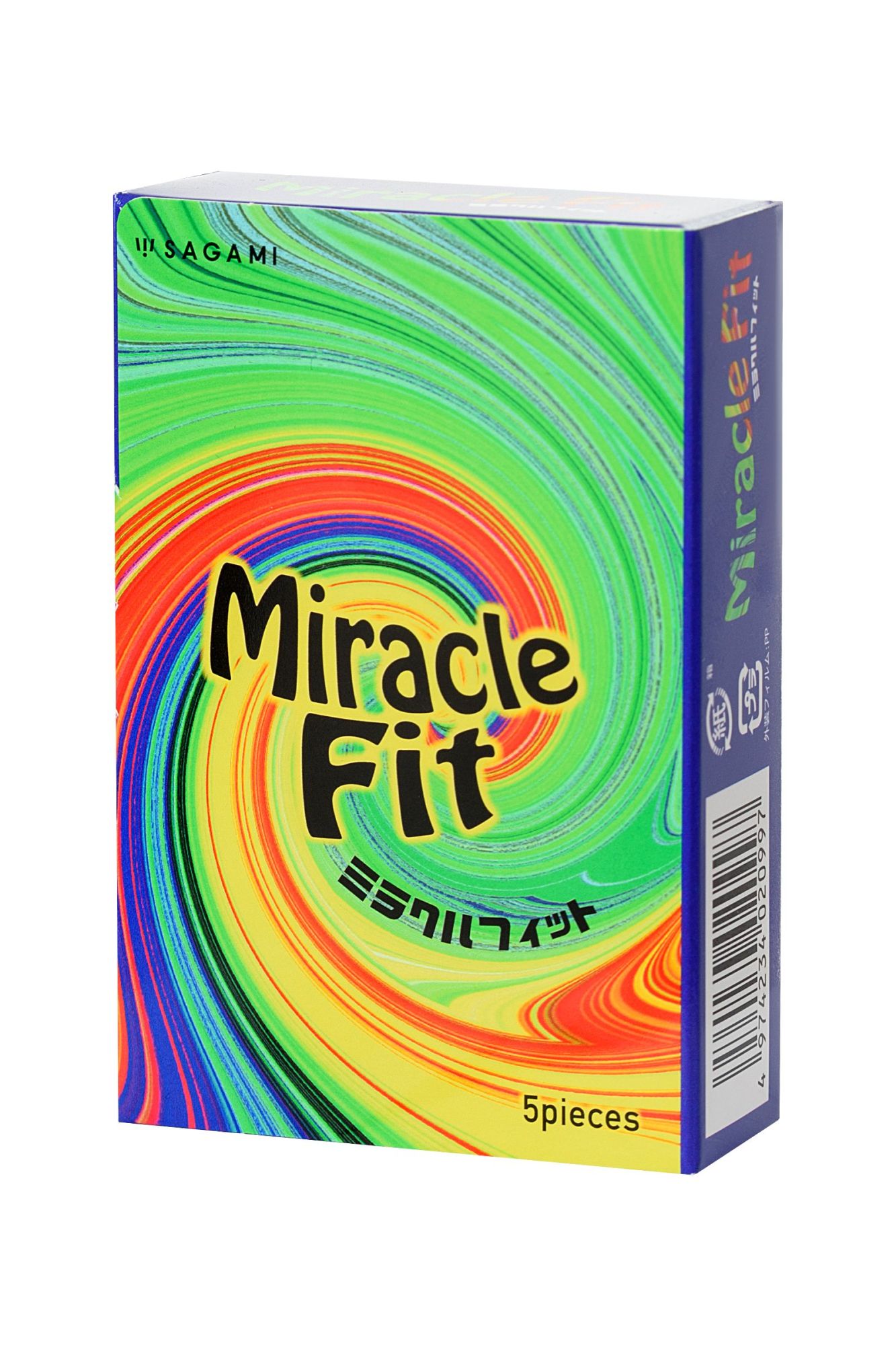 презервативы sagami, miracle fit, латекс, 18,5 см, 5,2 см, 5 шт. в Москве