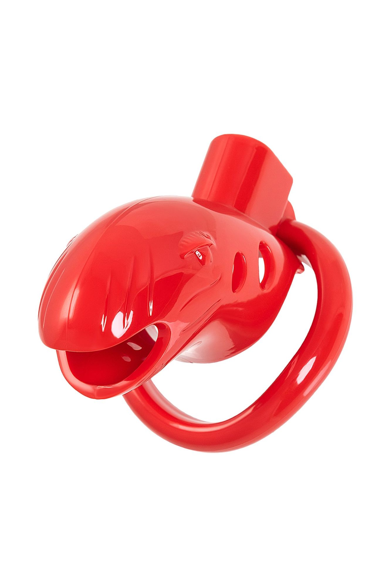 пояс верности мужской black&red by toyfa, abs пластик, красный, 10 см в Москве