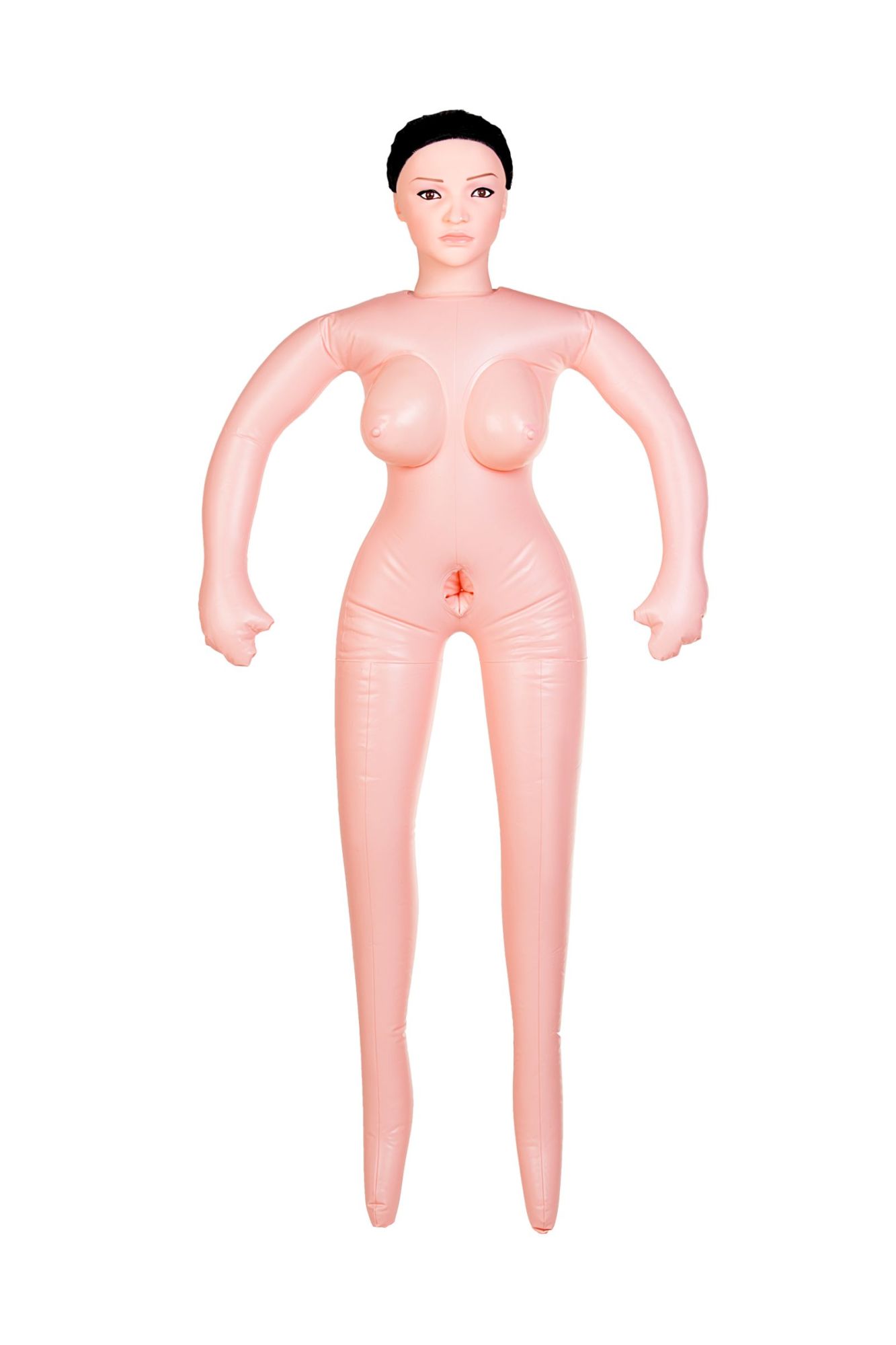 кукла надувная dolls-x by toyfa nurse emilia, реалистичная голова,брюнетка, с двумя отверстиями в Москве