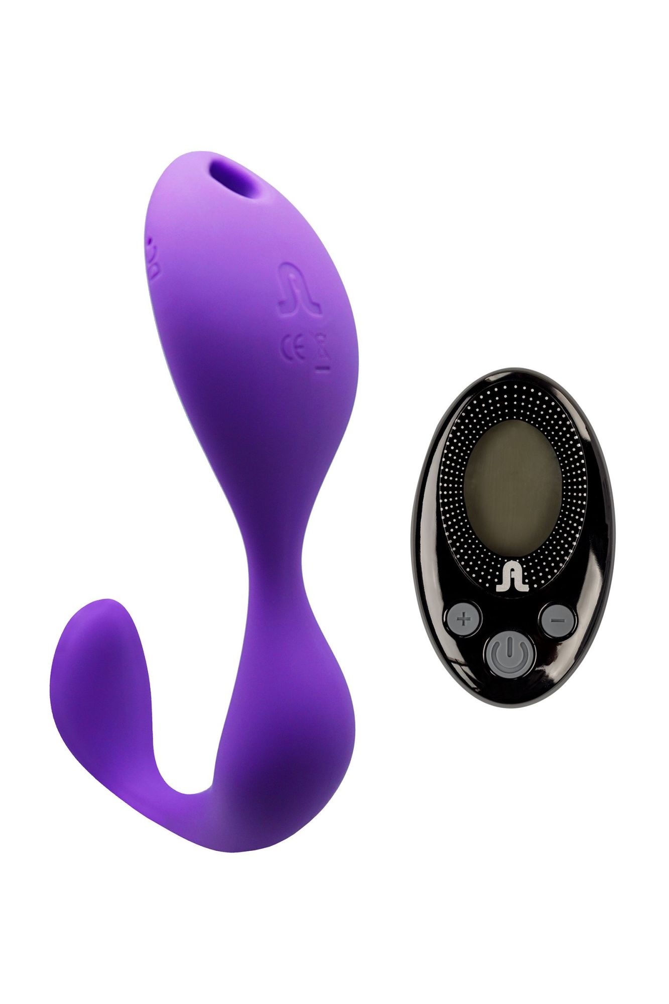 вибромассажер adrien lastic mr. hook, силикон, фиолетовый, 12 см в Москве