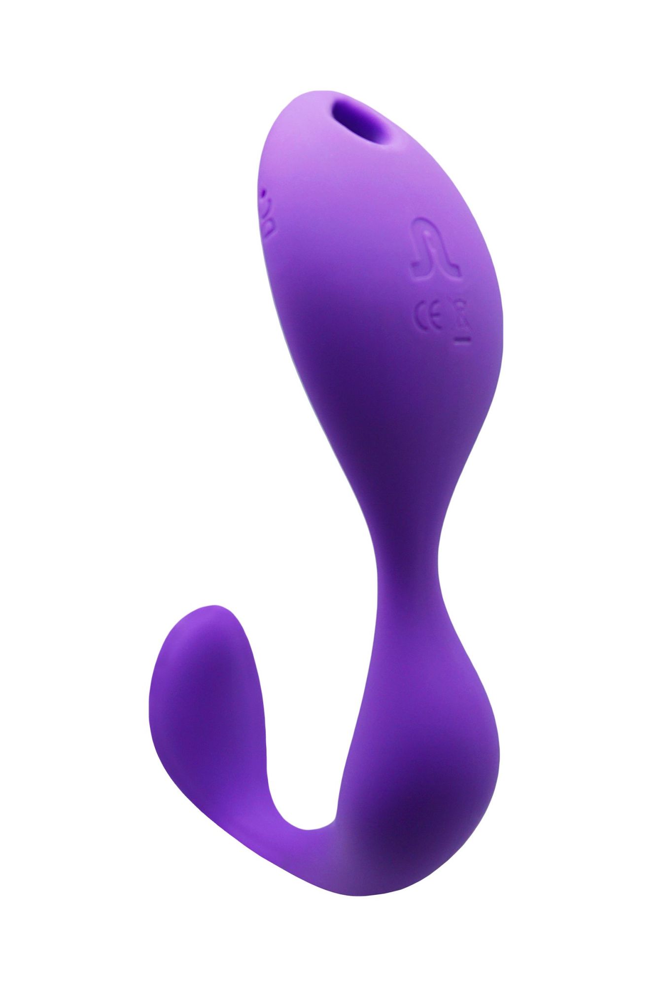 вибромассажер adrien lastic mr. hook, силикон, фиолетовый, 12 см в Москве