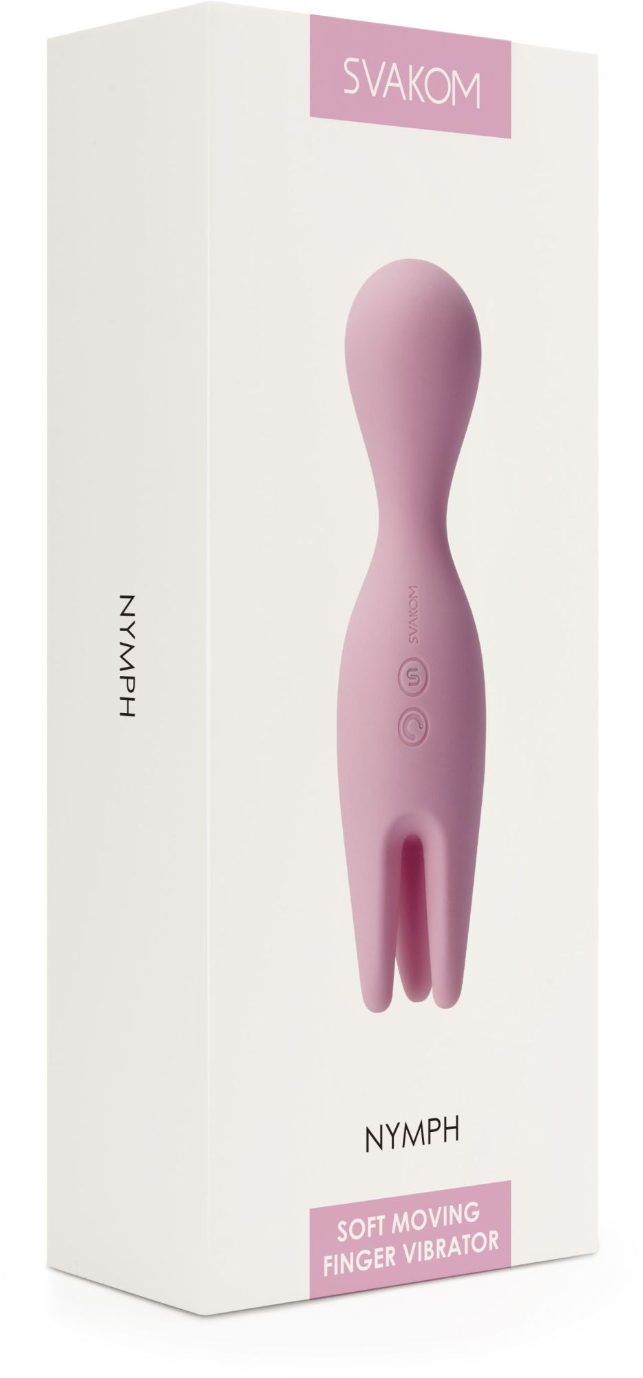 универсальный двусторонний вибростимулятор nymph pale pink в Москве