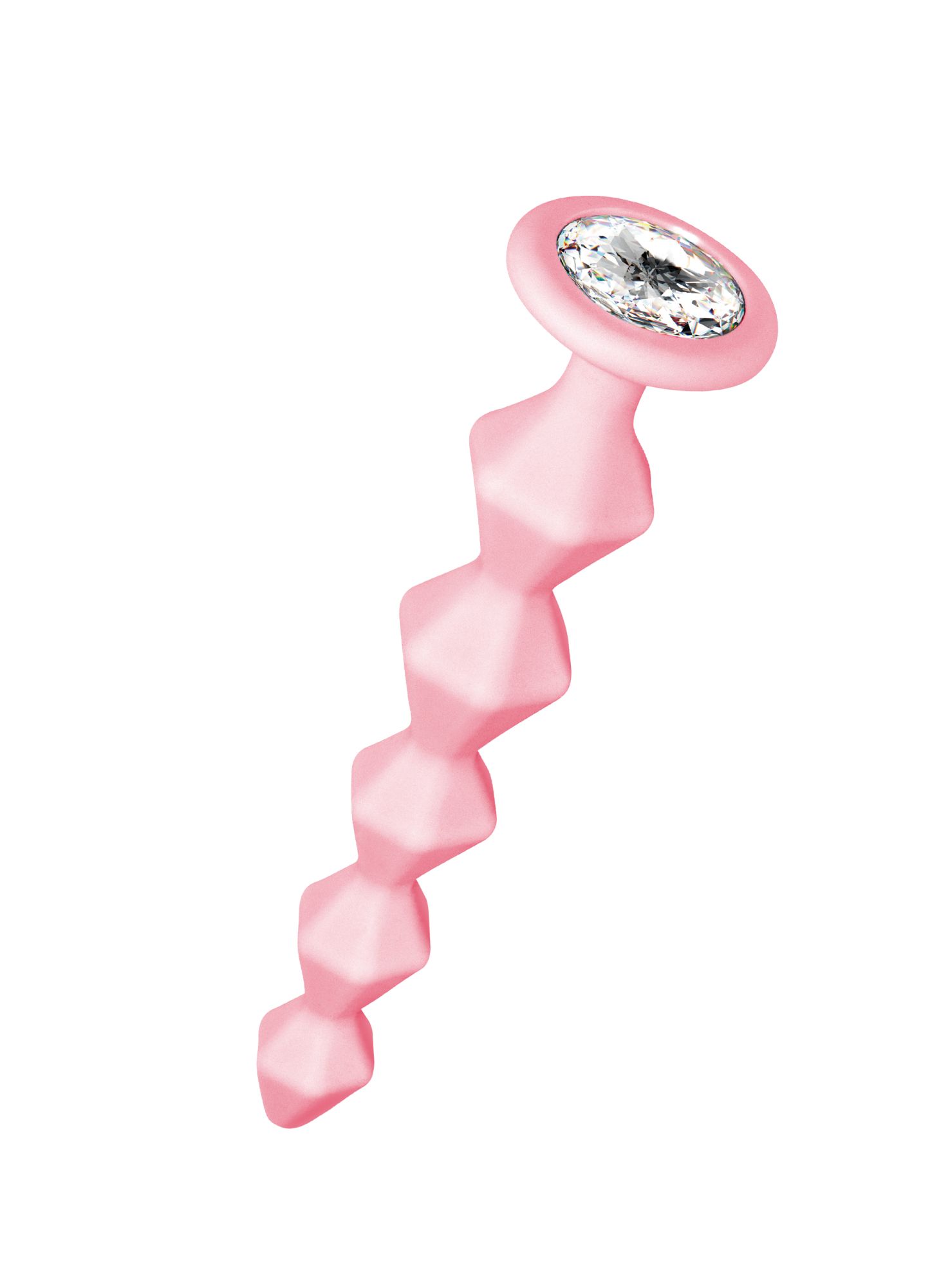 анальная цепочка с кристаллом emotions buddy pink 1400-01lola в Москве