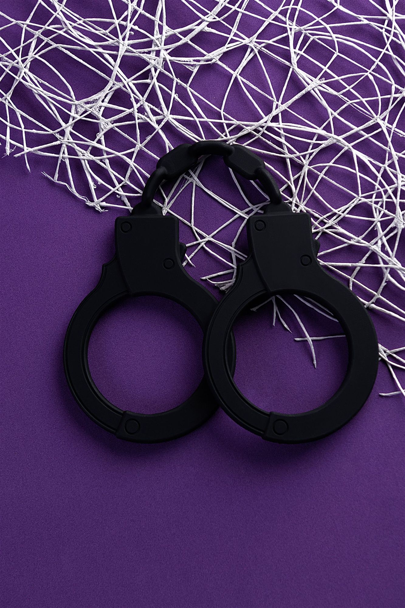силиконовые наручники a-toys by toyfa, силикон, черные, 33 см в Москве