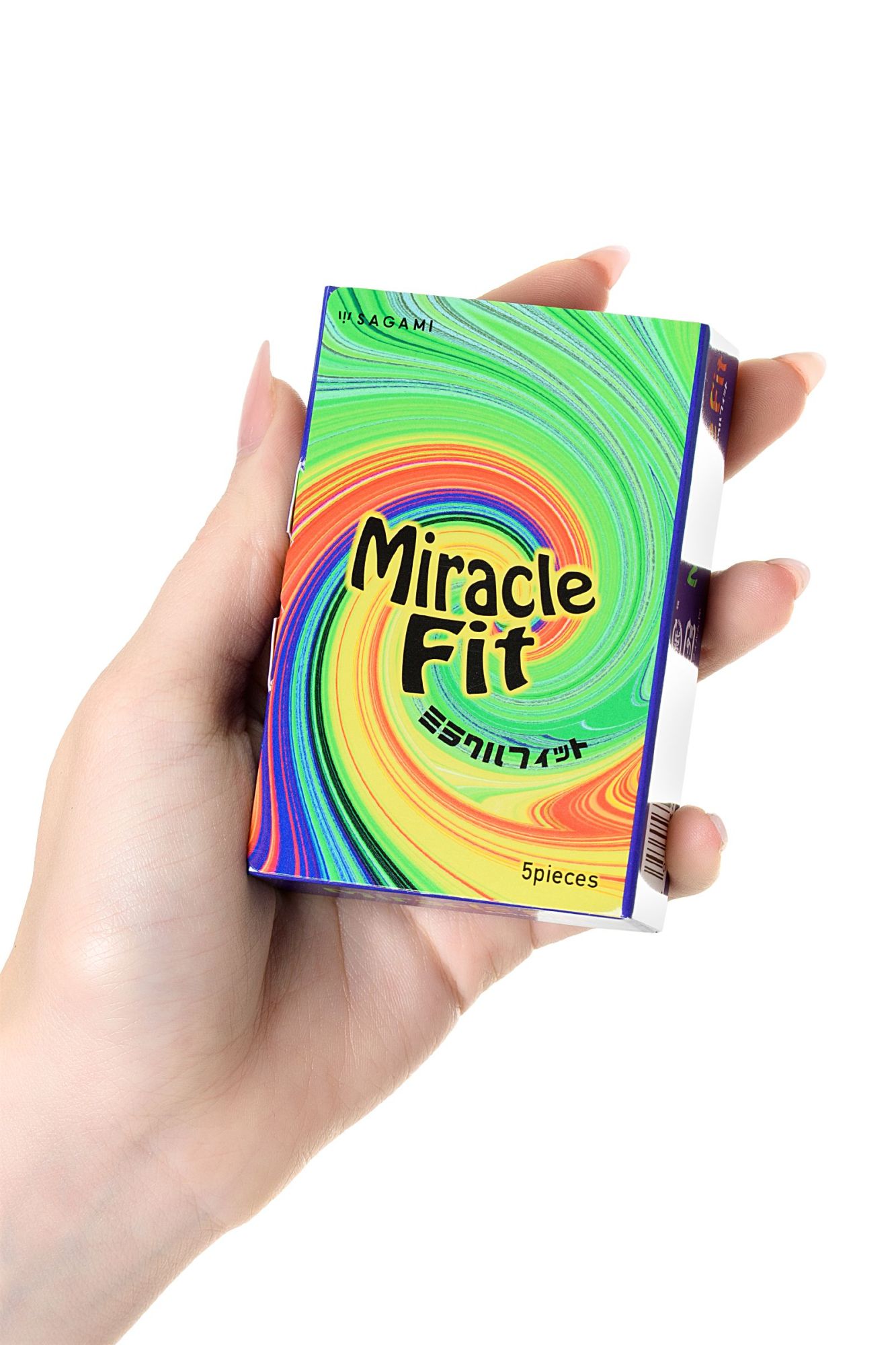 презервативы sagami, miracle fit, латекс, 18,5 см, 5,2 см, 5 шт. в Москве