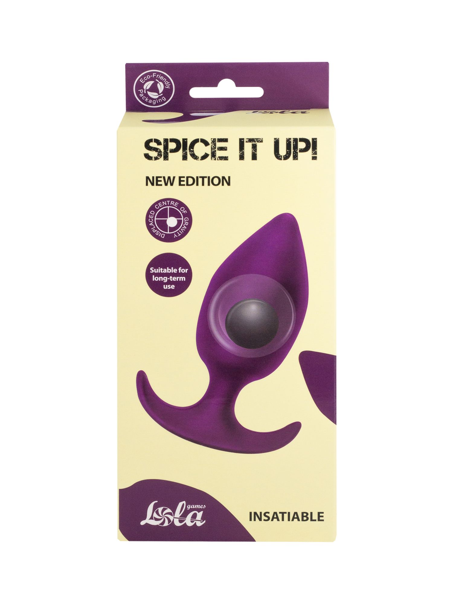 пробка со смещенным центром тяжести spice it up insatiable ultraviolet 8011-04lola в Москве