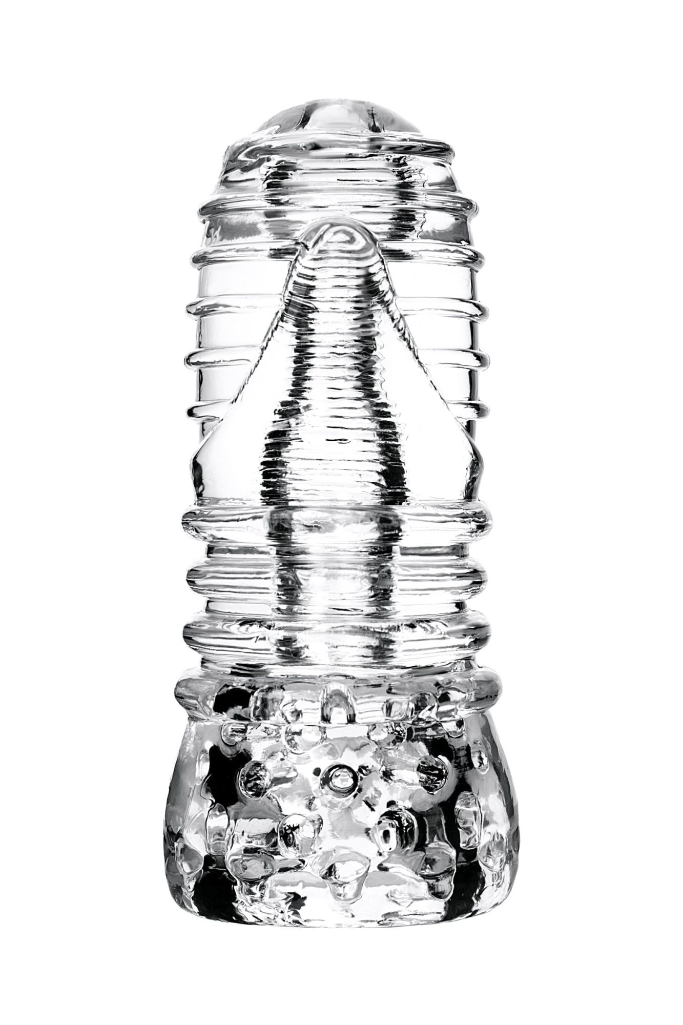 мастурбатор нереалистичный lingam by toyfa savitri, tpe, прозрачный, 14 см в Москве