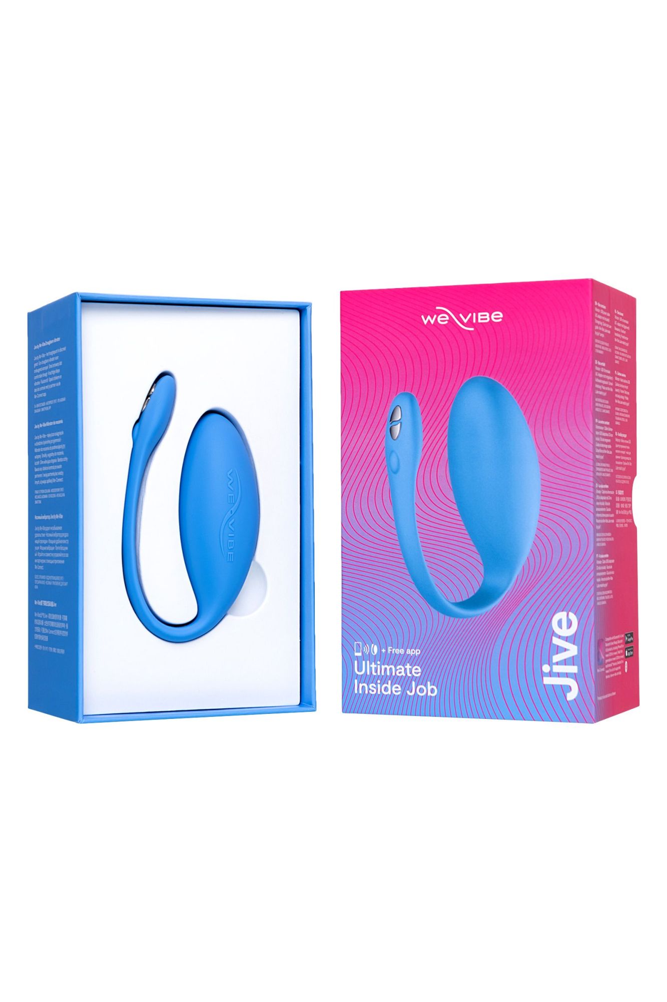 виброяйцо we-vibe jive силикон, синее в Москве