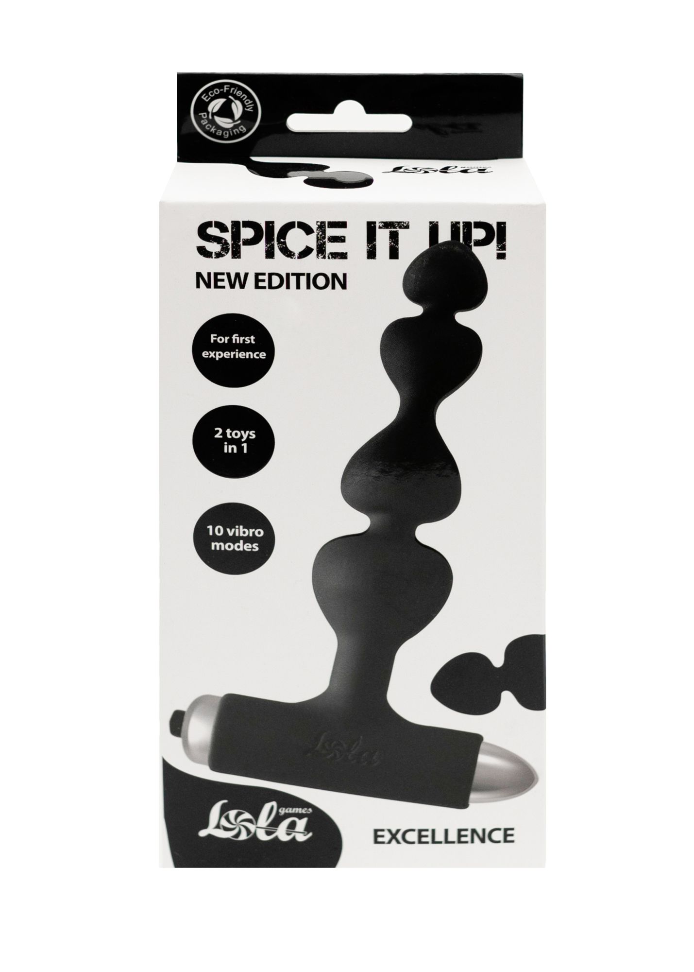 анальная пробка с вибрацией spice it up new edition excellence black 8016-01lola в Москве