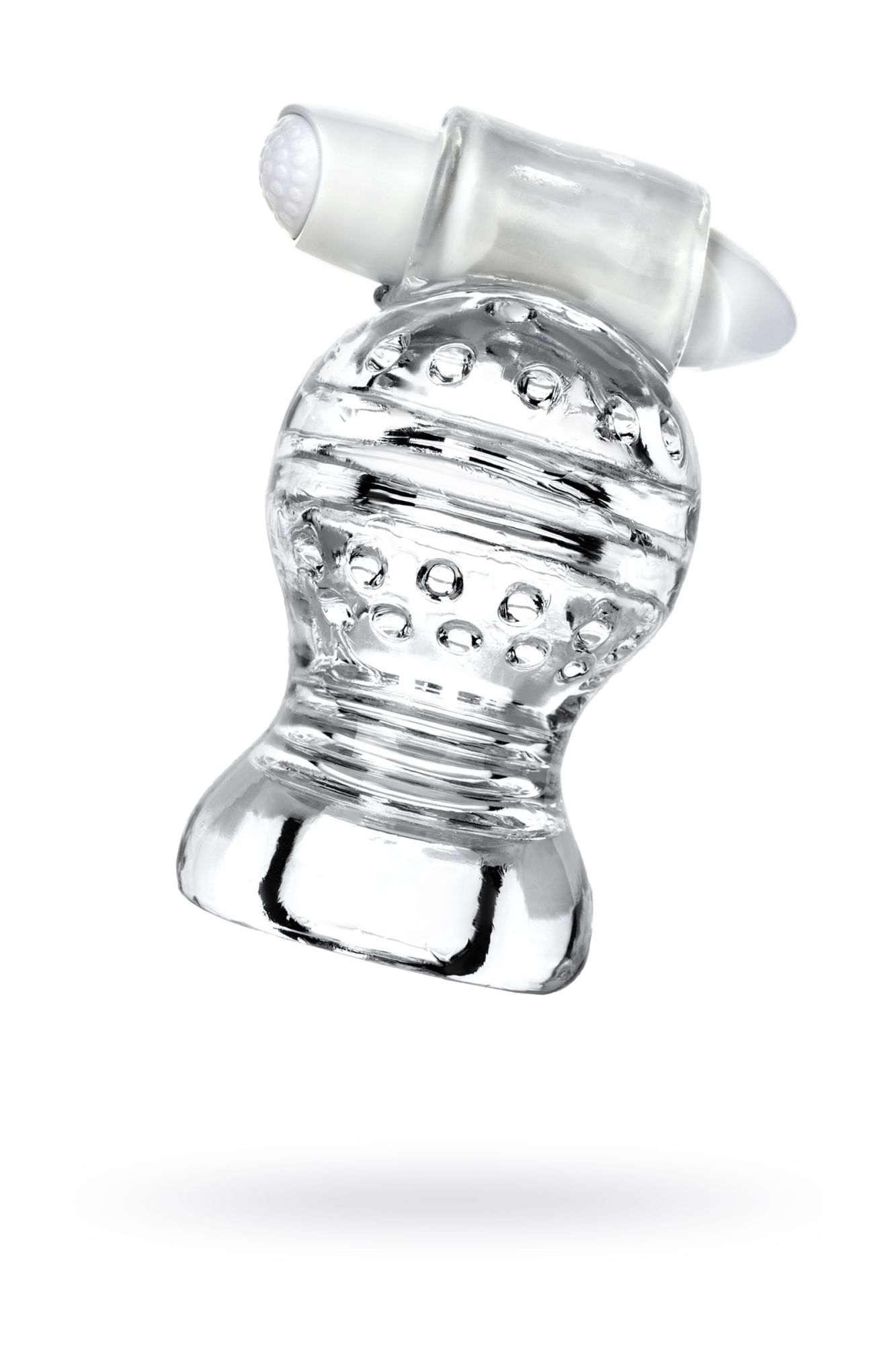 мастурбатор нереалистичный lingam by toyfa  shakti, tpe, прозрачный, 9 см в Москве