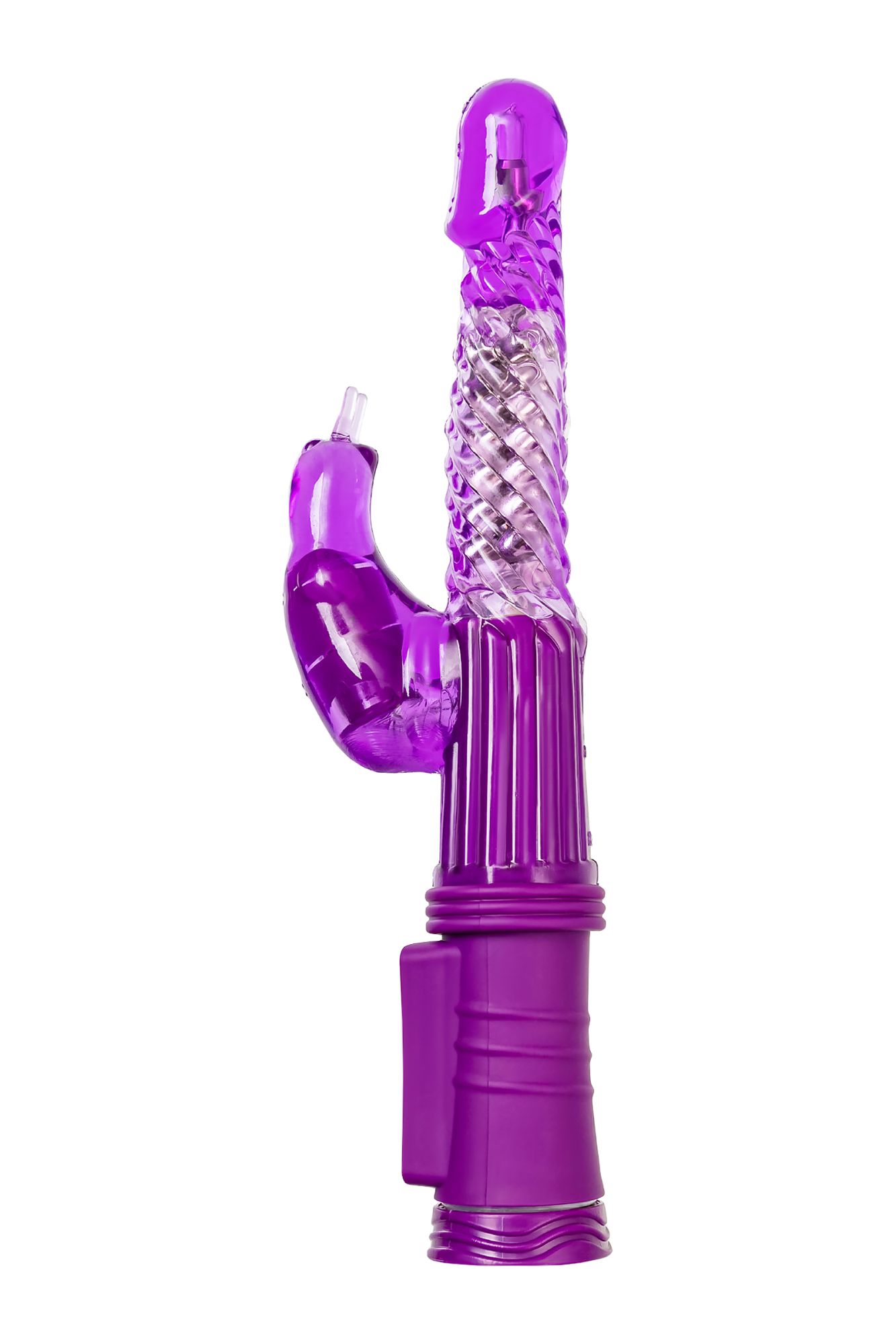 вибратор с клиторальным стимулятором toyfa a-toys high-tech fantasy, tpr, фиолетовый, 24 см в Москве