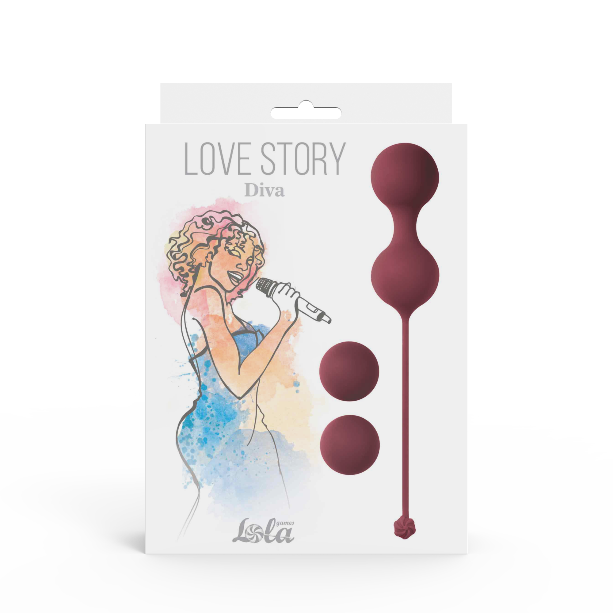 набор вагинальных шариков love story diva wine red 3012-02lola в Москве