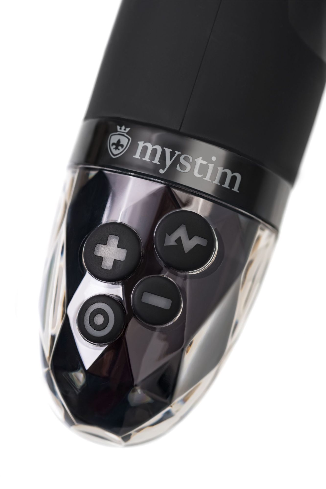 вибратор mystim right on ron с электростимуляцией,силикон, черный, 16,5 см в Москве
