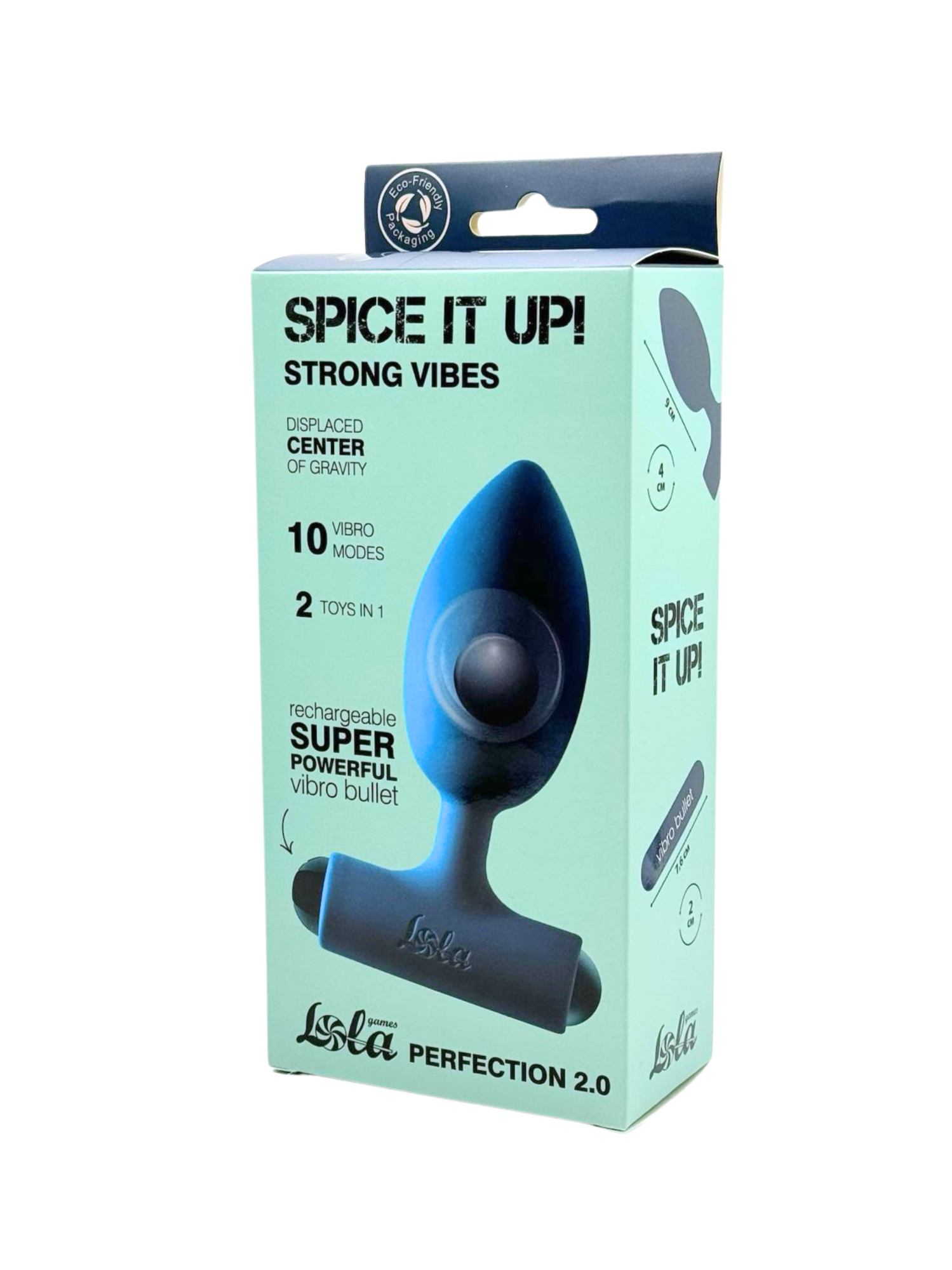 анальная пробка с перезаряжаемой вибропулей spice it up perfection 2.0 8014-05lola в Москве