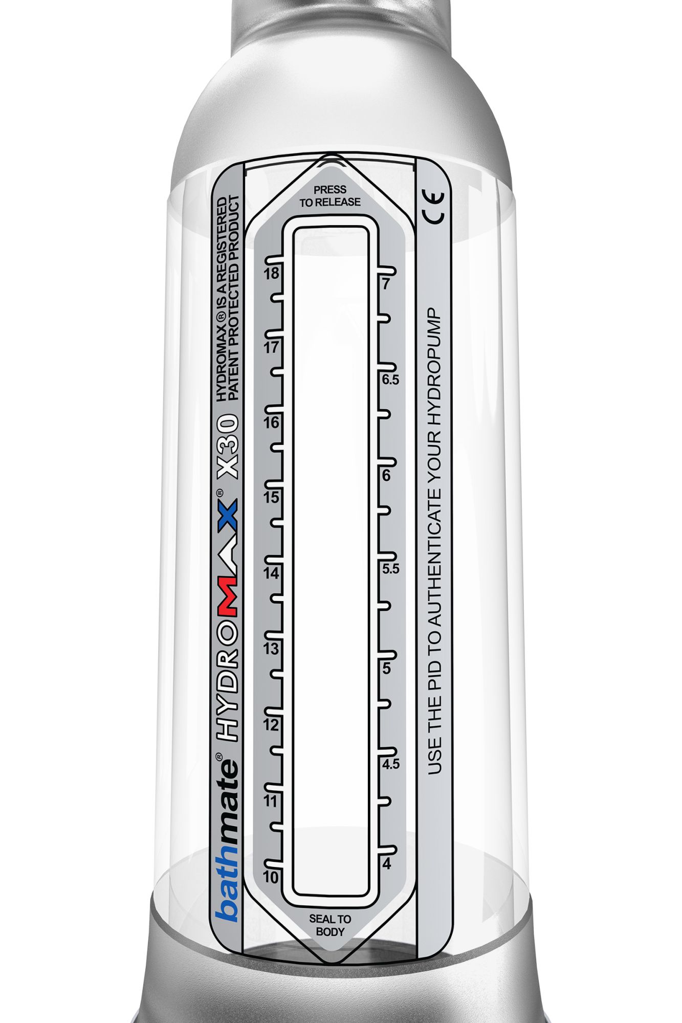 гидропомпа bathmate hydromax x30, прозрачная, 30 см в Москве