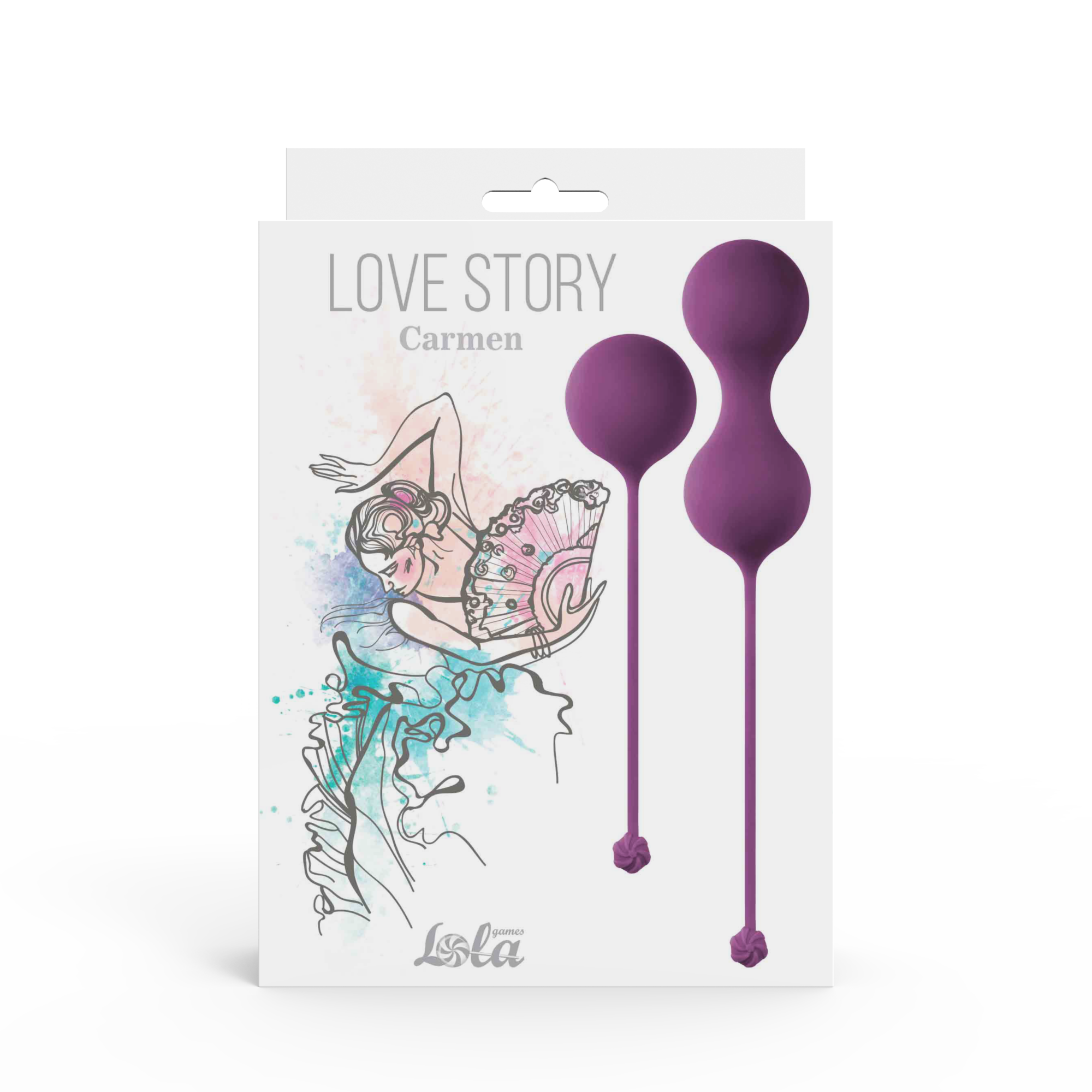 набор вагинальных шариков love story carmen lavender sunset 3011-03lola в Москве