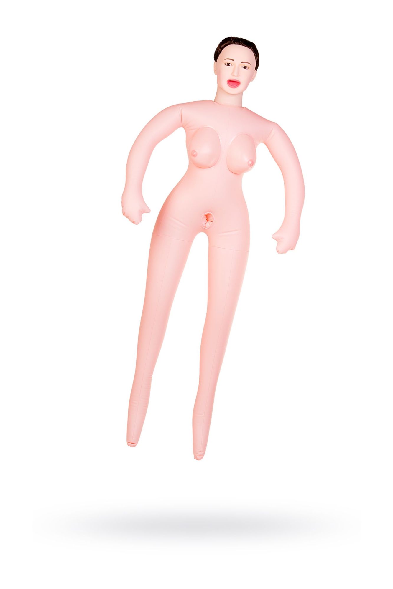 кукла надувная dolls-x by toyfa gabriella с реалистичной головой, брюнетка, с тремя отверстиями в Москве