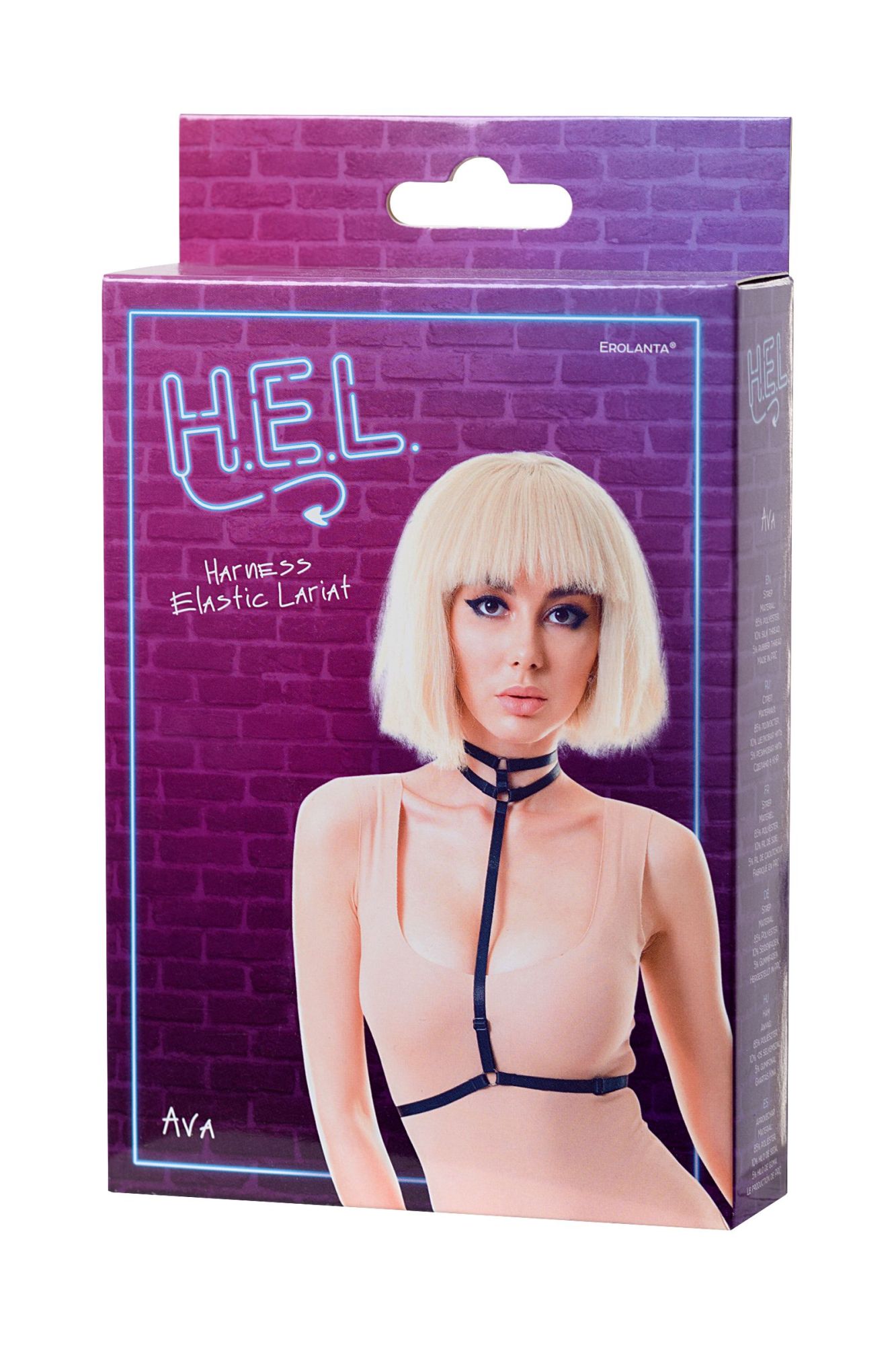 Эротическое стреп h.e.l. ava, текстиль, черный, os в Москве