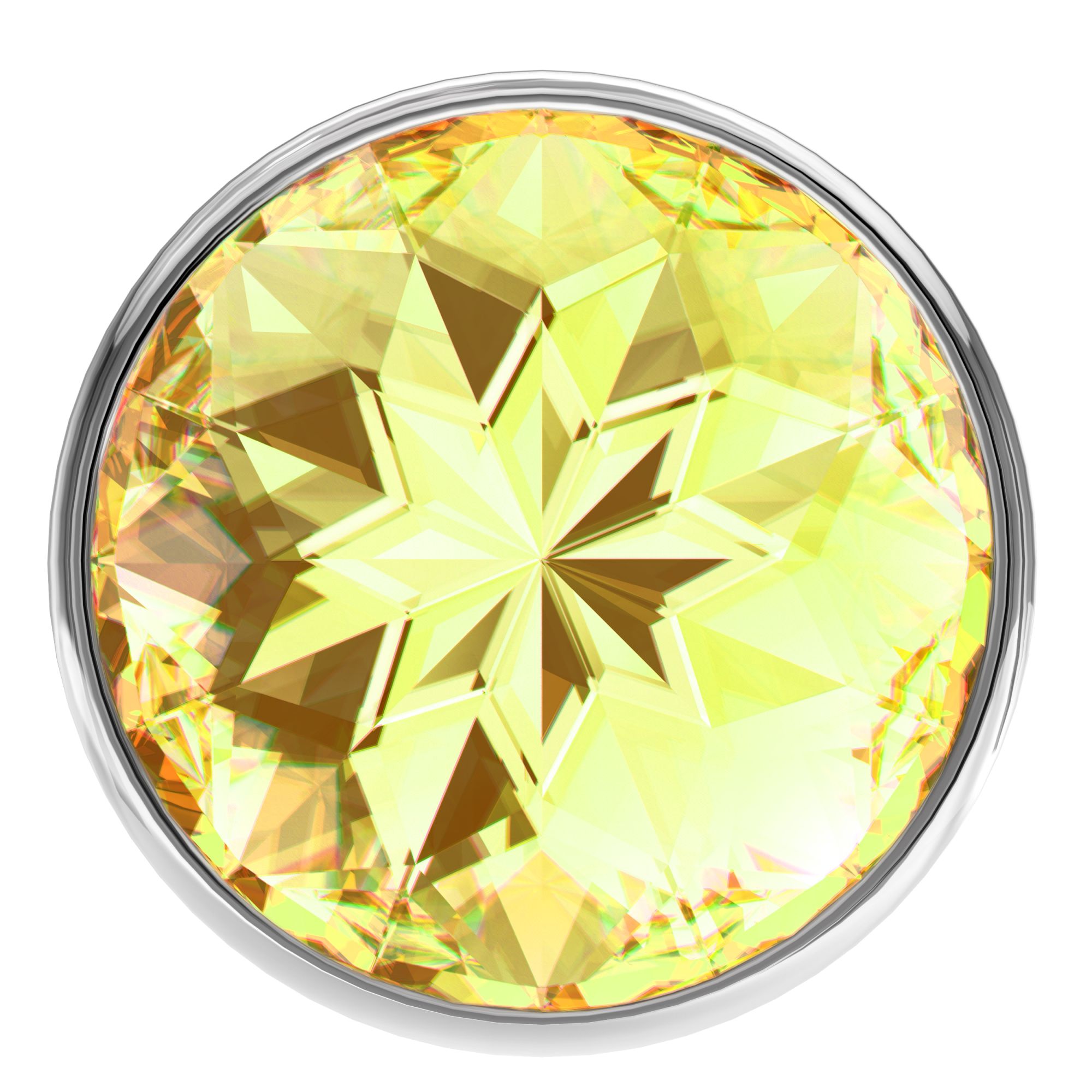 анальная пробка diamond yellow sparkle small 4009-02lola в Москве