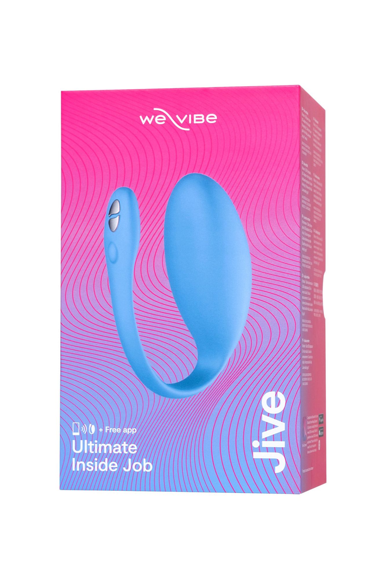 виброяйцо we-vibe jive силикон, синее в Москве