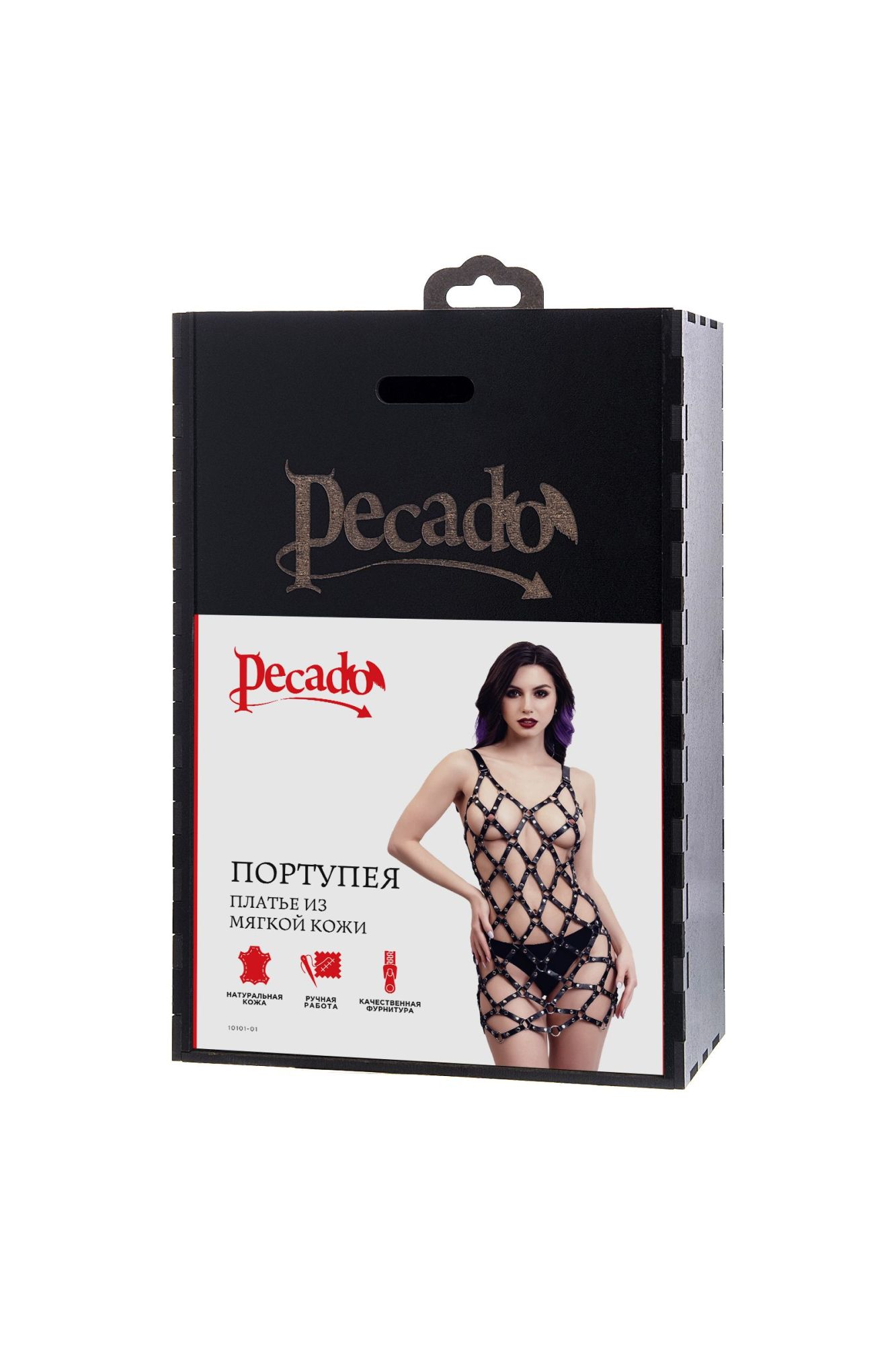 Эротическое портупея-платье pecado bdsm, из мягкой кожи, натуральная кожа, черный в Москве