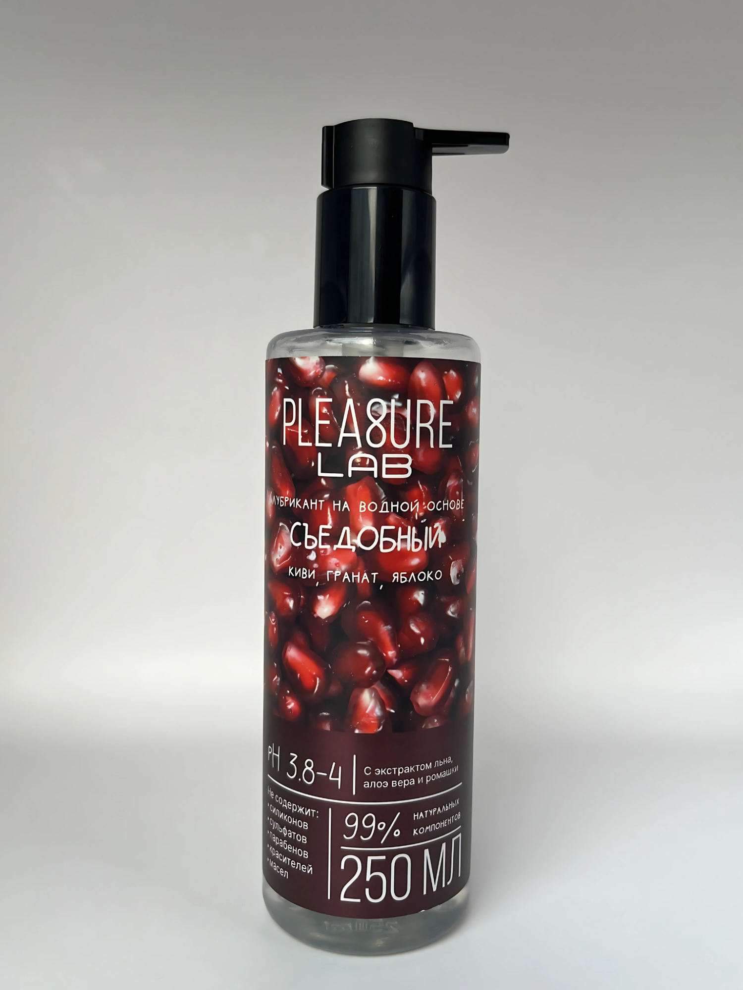 съедобный лубрикант на водной основе pleasure lab киви, гранат, яблоко 1182-02lab в Москве