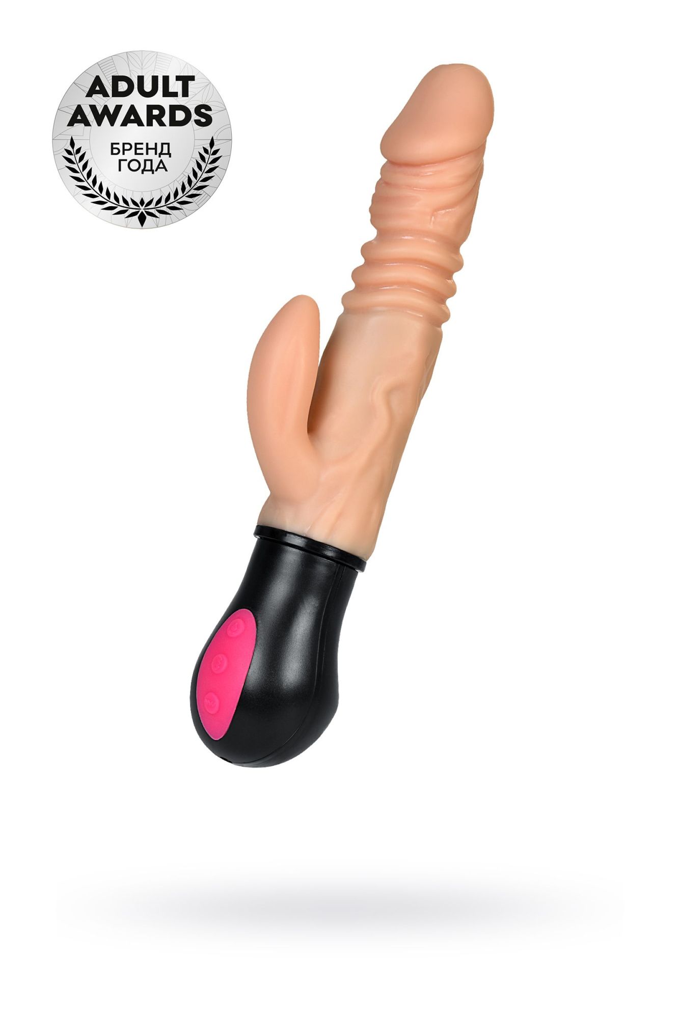 реалистичный вибратор toyfa a-toys hot shot с функцией up-down, tpe, телесный, 24,2 см в Москве