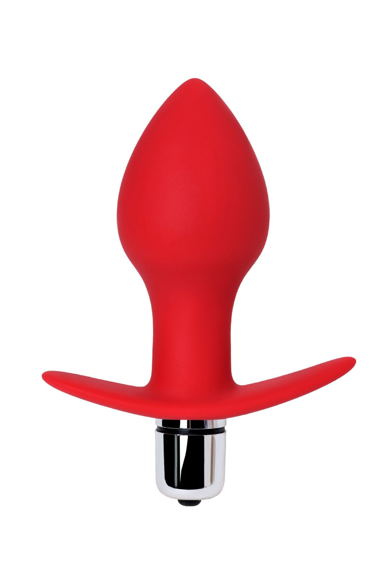 анальная вибровтулка todo by toyfa glam, силикон, красная, 9,7 см, ø 4 см в Москве