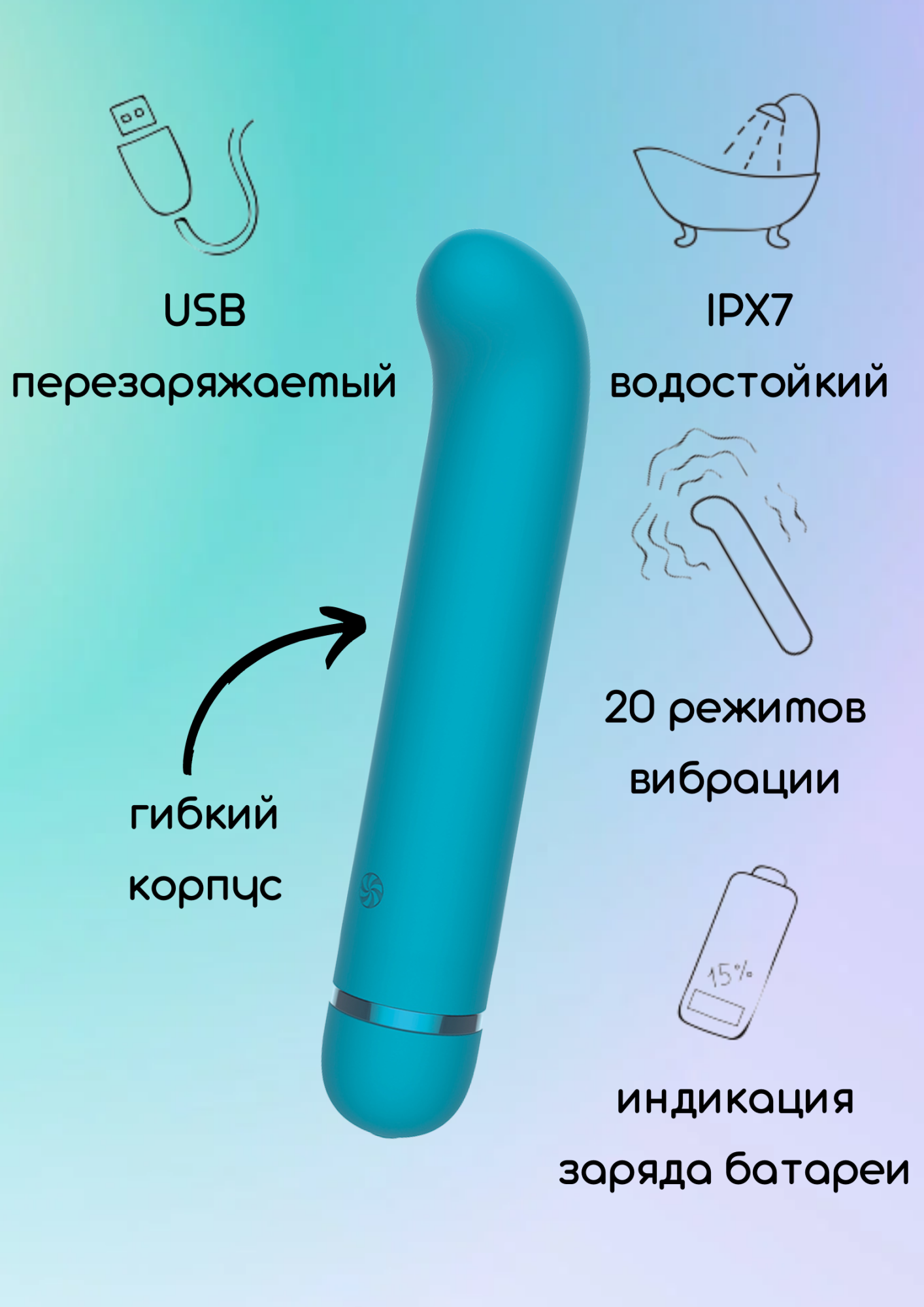 перезаряжаемый вибратор fantasy flamie blue 7912-03lola в Москве