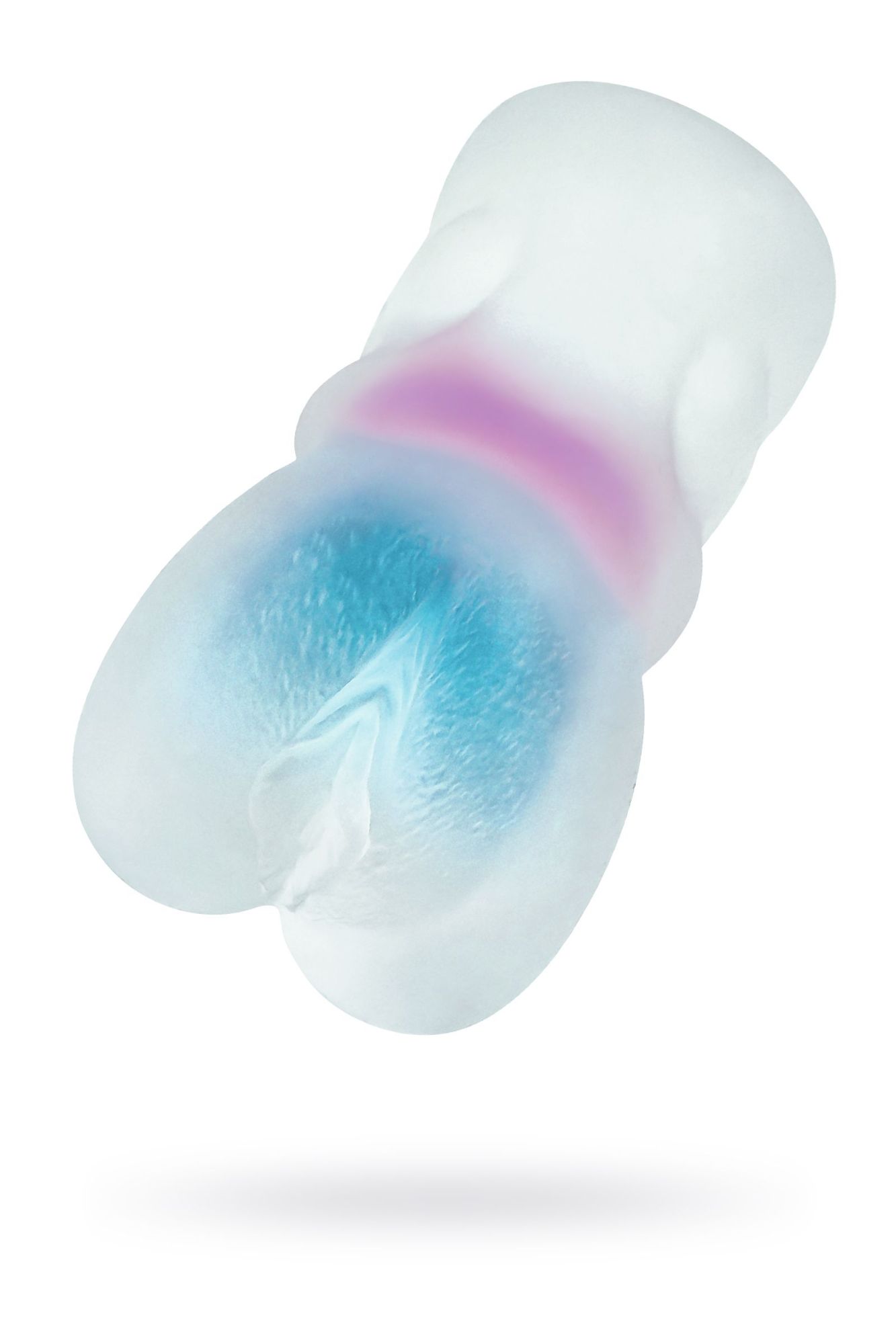 мастурбатор реалистичный toyfa juicy pussy crystal wave, tpe, 13,5 см в Москве