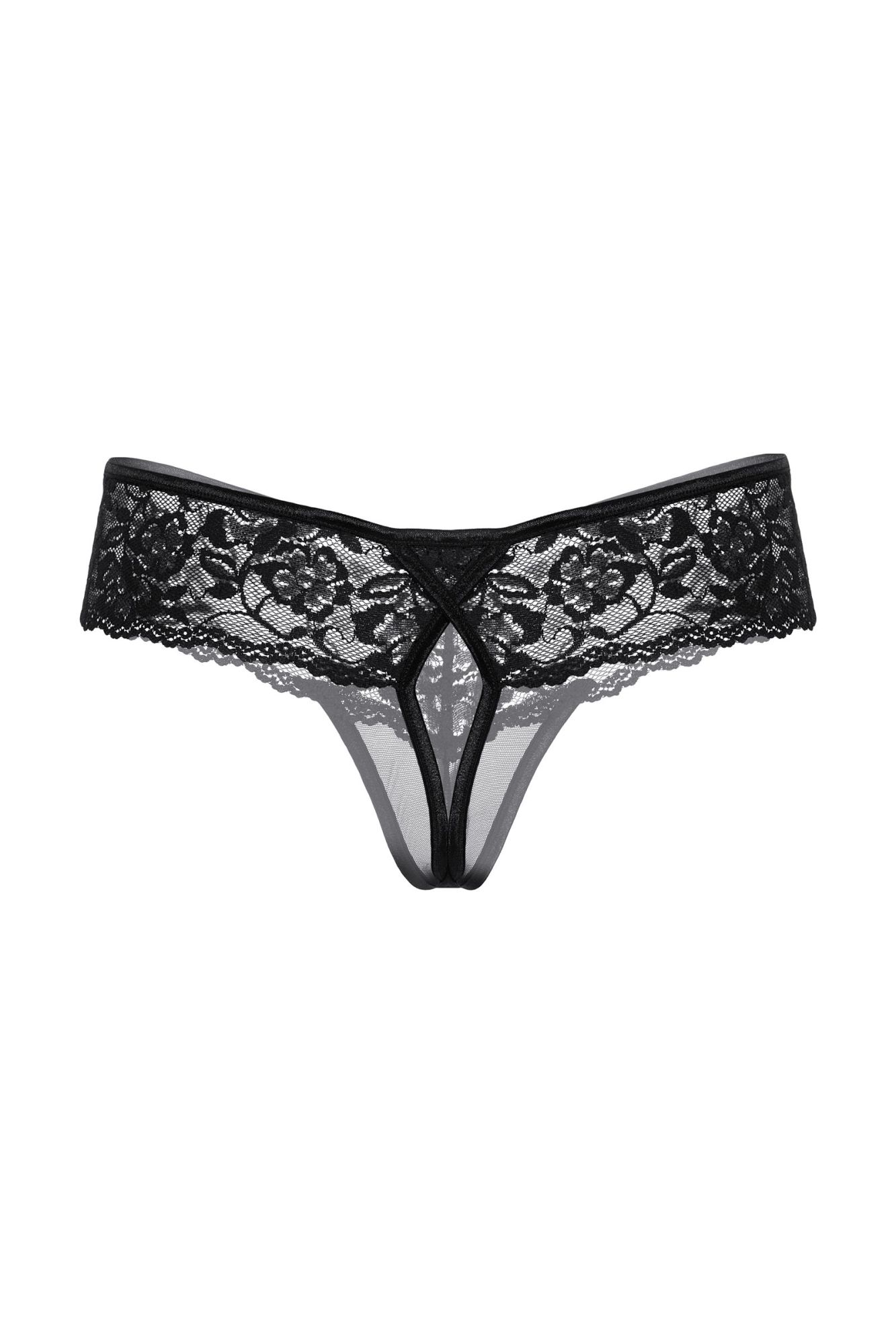 Эротическое трусики кружевные softline collection, черный, s/m в Москве